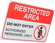 Warning Sign Safety The Board Entry Staff Only Sign Enter Please Outdoor Not Safe Restricted Restrict Waterproof Do No Entry Site Small Large Label Industrial Caution Security Iron