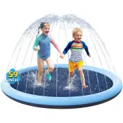 VISTOP Non-Slip Splash Pad for Kids and Dog, Thicken Sprinkler Pool Summer Ou...
