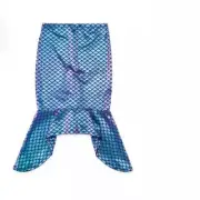 Breaking Waves Girls Mermaid Skirt Swimsuit Cover Up Size 12 NWT Iridescent