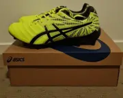 Asics Lethal Tigreor IT FF Mens US 10.5 Yellow Football Soccer Boots NEW ☑️