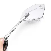 KiWAV CleaverII Chrome Mirrors with Black Adapter For 2016 Ducati 1299 Panigale