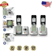 3-Handset Expandable Cordless Phone System with Caller ID and Answering Machine