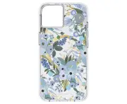 Case-Mate Rifle Paper Case MagSafe Cover For iPhone 14 Plus Garden Party Blue