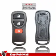 NEW Keyless Entry Key Fob Remote For a 2007 Nissan Titan CASE ONLY 3BTN