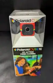 Polaroid CUBE+ HD Action Video Camera (Red) New In Box
