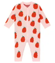 [Tinycottons] Tinycottons Baby Raspberries cotton and wool playsuit M 24 multicoloured