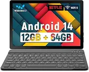 Android 14 Tablet | 10 inch Tablet | 8-Core Android Tablets | 12 GB RAM + 84GB ROM (with 5000mAh Battery) | 1280x800 Pixel Tablet | Dual Camera | 5G/2.4G WiFi | BT 5.0