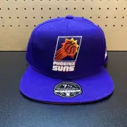 Mitchell & Ness Phoenix Suns Cap Hat 7 3/8 Purple Fitted HWC NBA Basketball