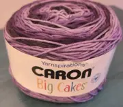 Yarnspirations BIG CAKES 300G GRAPE JELLY 603 Yd Self Striping Acrylic 26016 B59