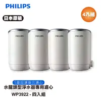 在飛比找蝦皮商城優惠-【Philips 飛利浦】日本原裝 水龍頭型淨水器專用濾心 