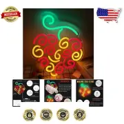 Art Deco Fruit Anime Neon Lamp - Irregular Shape Wall & Tabletop Decoration