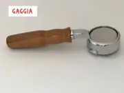 WOOD HANDLE GAGGIA ESPRESSO COFFEE Bottomless filter holder - portafilter