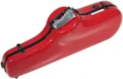 C.C. Shiny Case II Alto Saxophone Case CC2-AS-RD Red