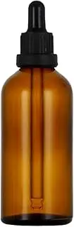 100ml Large Brown Glass Bottles With Dropper Amber Tincture Dropper Bottle Refillable Eye Dropper Bottle For Essential Oil