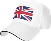 [SSIULUS] British Flag Casquette Cap Hats,Trucker,Baseball Cap with Snapback,Perfect for Summer,Golf
