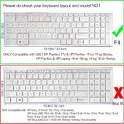 Cover Skin for 15.6 HP Pavilion & HP Laptop 15-eg 15t-eg 15-e Silicone Keyboard