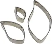 PME Stainless Steel Leaf Cutter Set, Silver