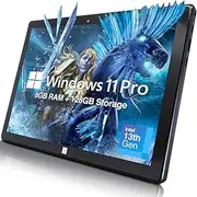Fusion5 10.1" Windows 11 Professional Tablet PC - FWIN232 Plus Ultra Slim Windows Tablet Computer - 8GB RAM, Full HD 10 Inch Display, 5G WiFi, Quad-Core CPU, USB 3.0, Micro HDMI, Dual Cameras