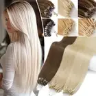 Micro Ring Bead Loop 100% Russian Remy Human Hair Extentions Micro I Tip Thick A