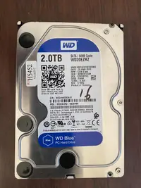 在飛比找露天拍賣優惠-WD 藍 2TB WD20EZRZ