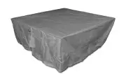 Grand Canyon 48" x 48" Olympus Square Grey Gas Fire Pit Table Cover