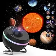 Night Light Projector, 13 in 1 Planetarium Star Ceiling Projector with Timer, Meteor and 4 Variable Lighting Effects, Sky Light Bedroom Decor,