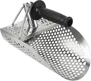 304 Stainless Steel Sand Scoop, Proof Metal Detecting Shovel, Quick Sand Filter, Fine Workmanship, Ideal for Beach Treasure Hunt and Garden Use