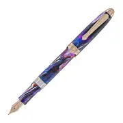 Nahvalur (Narwhal) Horizon Fountain Pen in Polar Night - Double Broad Point -NEW