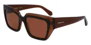 Salvatore Ferragamo SF 2002S 233 Men's Sunglasses Brown Size 55