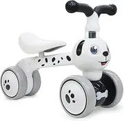 Baby Balance Bike for 1 Year Old Boy Girl First Birthday Gift, 10-36 Months Toddler Balance Bike, No Pedal 4 Wheels Ride-on Toys Indoor Outdoor, 1st Birthday Gifts