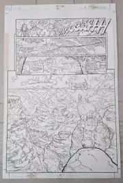 THE FLASH #180 Pg 19 *Scott Kollins Original Art* Cyborg DC Comics Geoff Johns