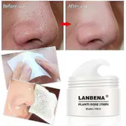2x Lanbena Blackhead Remover Cream Paper Plant Pore Strip Nose Acne Cleansing 2024 New