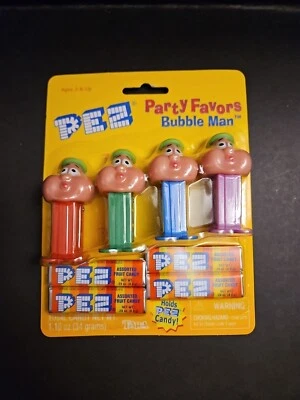 PEZ Party Favors Bubble Man Candy Dispensers Pez Outlaw
