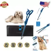 Ultra-Sharpened 7-Inch Pet Grooming Scissors with Blue Case for Easy Storage
