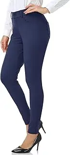 [HISKYWIN] Women's Bootcut Yoga Pants Crossover High Waisted Tummy Control Workout Flare Pants with Waistband Pocket