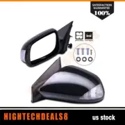 Power Mirrors Set For 2005-10 Scion Tc Black Turn Signal Light No-Fold
