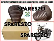 Moto Marvels "TOURING RIDER SEAT, BROWN" Fit For Royal Enfield New Classic 350 (for: Royal Enfield)