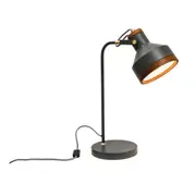 Loire Dark Grey Desk Table Lamp