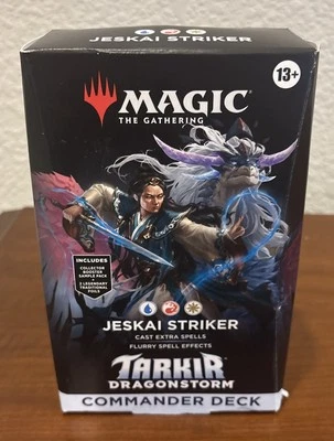 Tarkir: Dragonstorm Commander Deck - Jeskai Striker - New Sealed / In Hand