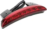 Turn Signal Indicator Motorcycle Tail Light Lamps Motor Cafe Racer Rear Fender Edge Brake Tail for Harley Iron 883 XL883N XL1200N (Color : B, Size : 1)
