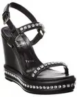 Christian Louboutin PYRASTRASS Crystal Platform Wedge Heel Sandals Shoes $1095