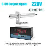 220V 0-5V Non-contact Infrared Thermometer Sensor Temperature Tool W/Controller