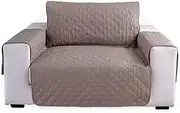 Floofi Pet Couch Cover, Sofa Covers, Dog Couch Covers, Sofa Covers for 3 Cushion Couch, Sofa Cover, Couch Cover Dogs, Pet Couch Covers for Sofa, Cat Couch, Furniture Covers (1 Seater, Khaki)