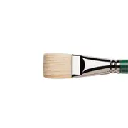 Winsor & Newton WOC Winton Hog Short Flat/Bright Paint Brush Oil Painting Sz 16
