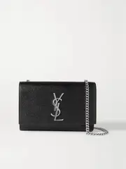 [SAINT LAURENT] SAINT LAURENT - Kate Small Textured-leather Shoulder Bag - Black - One size One size Black