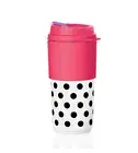 Brand New Tupperware Dots Coffee To Go Travel Cup 490ml