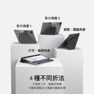 【SwitchEasy】魚骨牌 Origami Nude iPad 多角度透明保護套Air/Pro/mini/ipad9