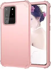 Phone Protection Designed Compatible with Galaxy S20 Ultra Case,Three-in-one TPU+PC Protective Case Silicone Ultra Slim Shockproof Protective Phone Case, Military-Grade Drop Protection, Protective Pho
