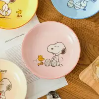 在飛比找樂天市場購物網優惠-⭐SNOOPY 史努比 陶瓷 餐盤 盤子 餐具 圓形盤子 深