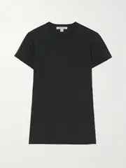 [Nili Lotan] Nili Lotan - Lana Supima Cotton-jersey T-shirt - Black - small small Black